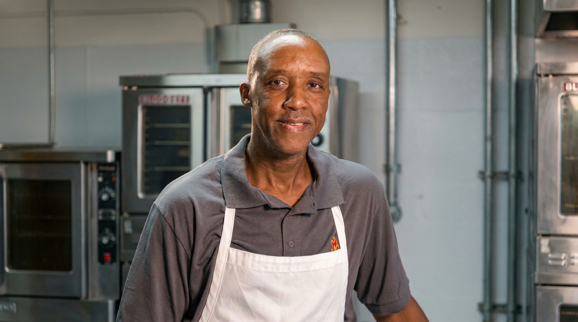 Chef Harvey behind the craft