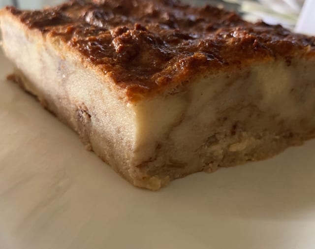 Homemade Bread Pudding.